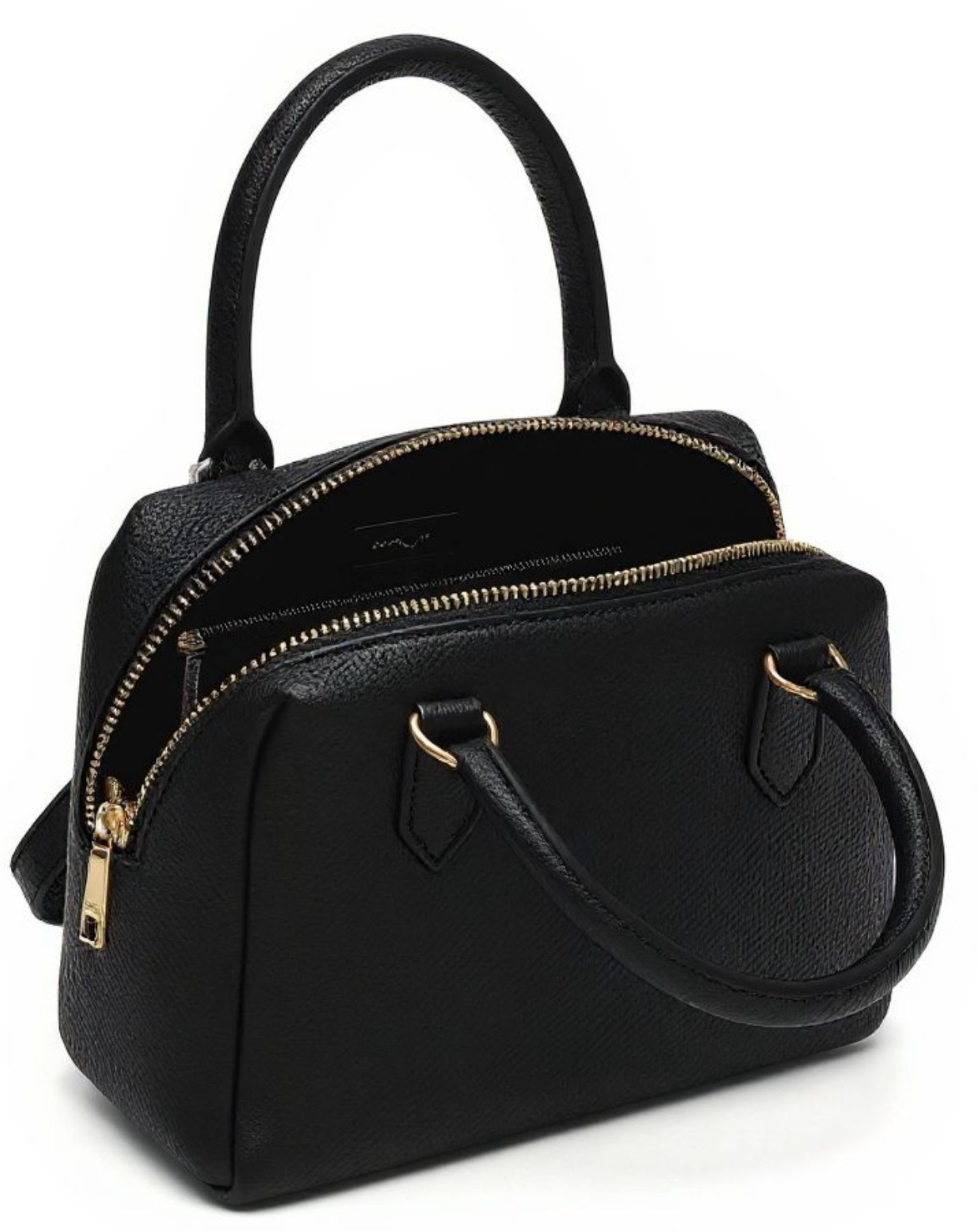 Bessie London Bowler Tote Bag – Black