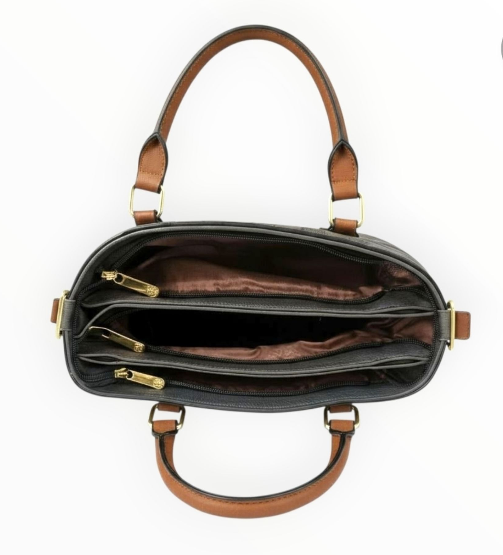 Bessie London Check Tote with Keyring – Grey